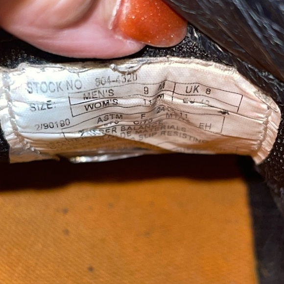 Thorogood Composite Safety Toe Slip-On Brown Leather Oxford Shoe Unisex - Picture 13 of 16